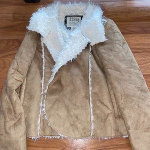 Billabong Suede and Fluffy Jacket